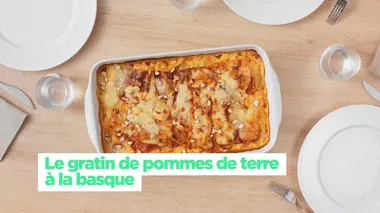 Le gratin de pommes de terre à la basque