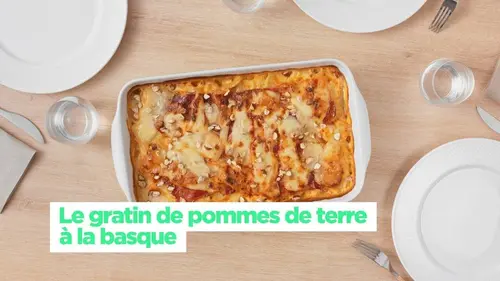 Simplissime Le gratin de pommes de terre à la basque