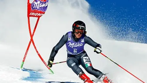 Slalom géant dames. 2e manche Ski Coupe du monde 2017