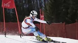 Visuel de Slalom géant dames. 2e manche