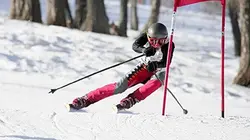 Visuel de Slalom géant messieurs. 2e manche