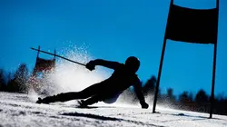 Visuel de Slalom géant. 1re manche : Slalom géant dames