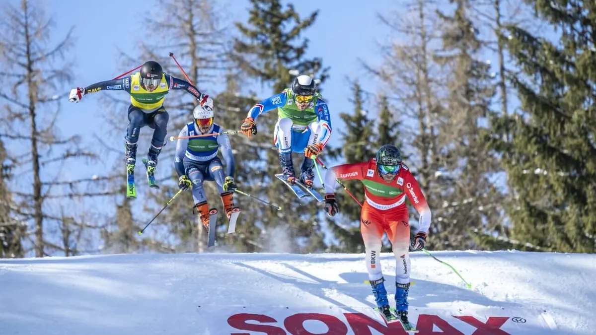 Ski Cross dames et messieurs Ski freestyle Coupe du monde à Idre 2023/2024