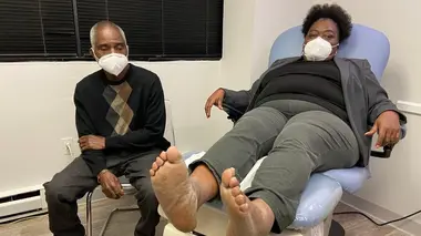 SOS : pieds en détresse V pour victoire