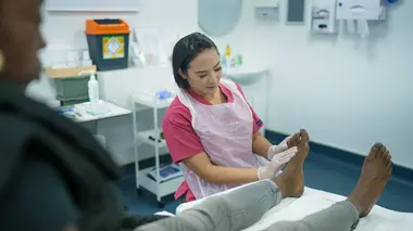 SOS Podologue Le moral dans les chaussettes