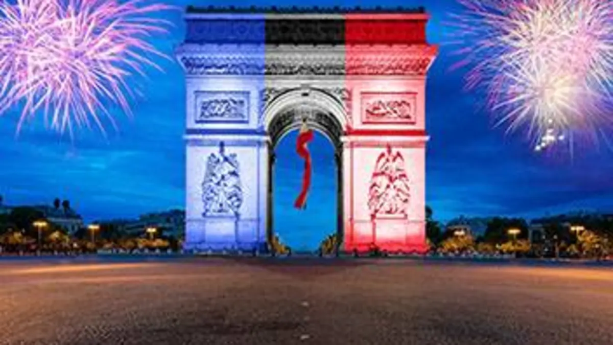 Spectacle du Nouvel an sur les Champs-Elysées