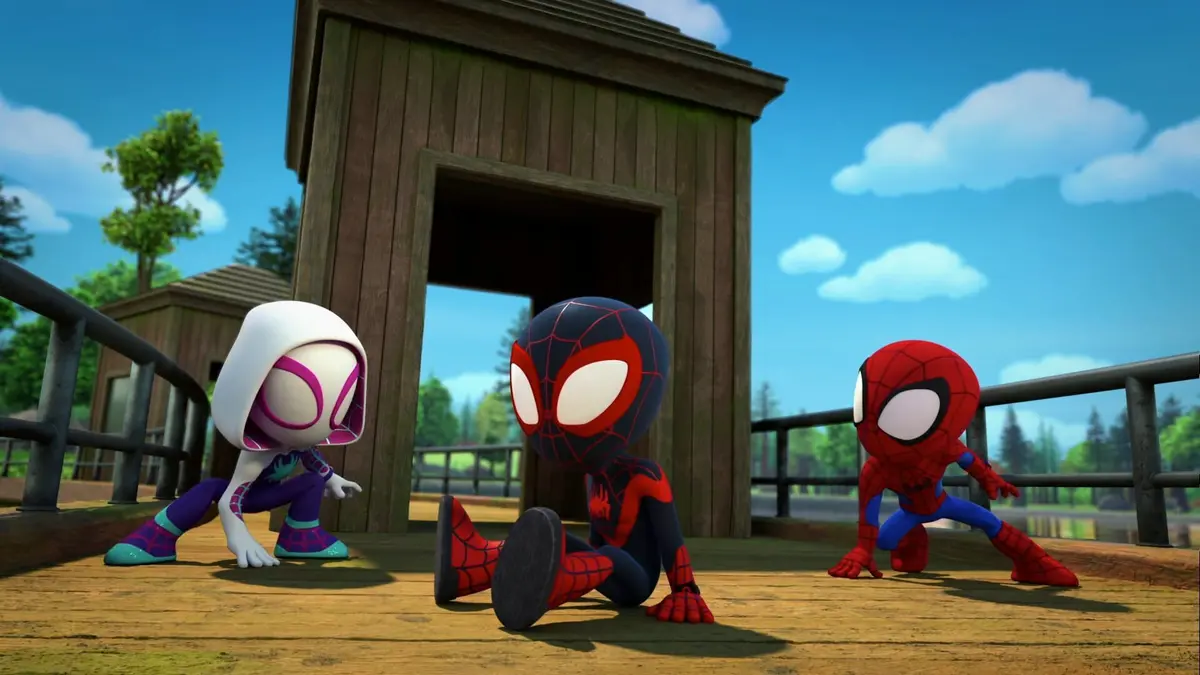 Spidey et ses amis extraordinaires S01E09 L'énigme du camping / La grande vague de crimes verts