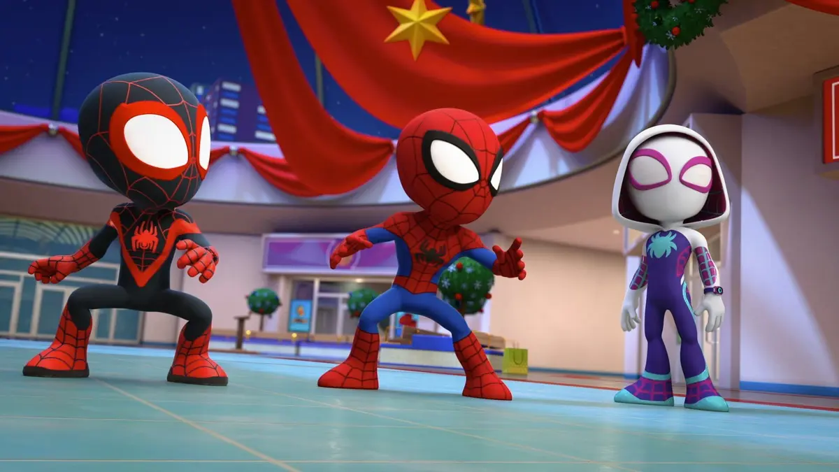 Spidey et ses amis extraordinaires S01E12 Un Noël très Spidey / Gobby sur la glace