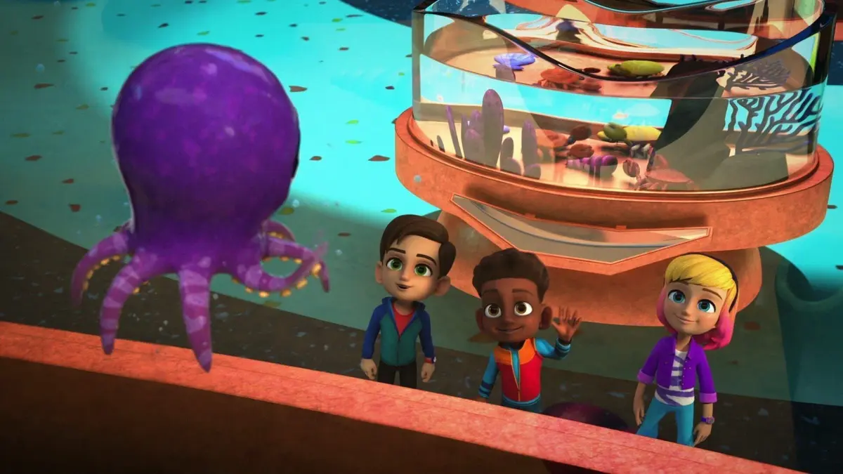 Spidey et ses amis extraordinaires S02E10 À la poursuite du monstre marin / Une surprise bien collante