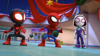 Spidey et ses amis extraordinaires S01E12 Un Noël très Spidey / Gobby sur la glace