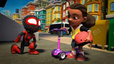 Spidey et ses amis extraordinaires S03E06 Le rhinocéros et l'oie / Entre chien et chat