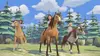 La grande course annuelle des filles du Far West