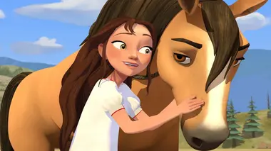 Spirit : au galop en toute liberté S08E03 Lucky et la mission Louveteau