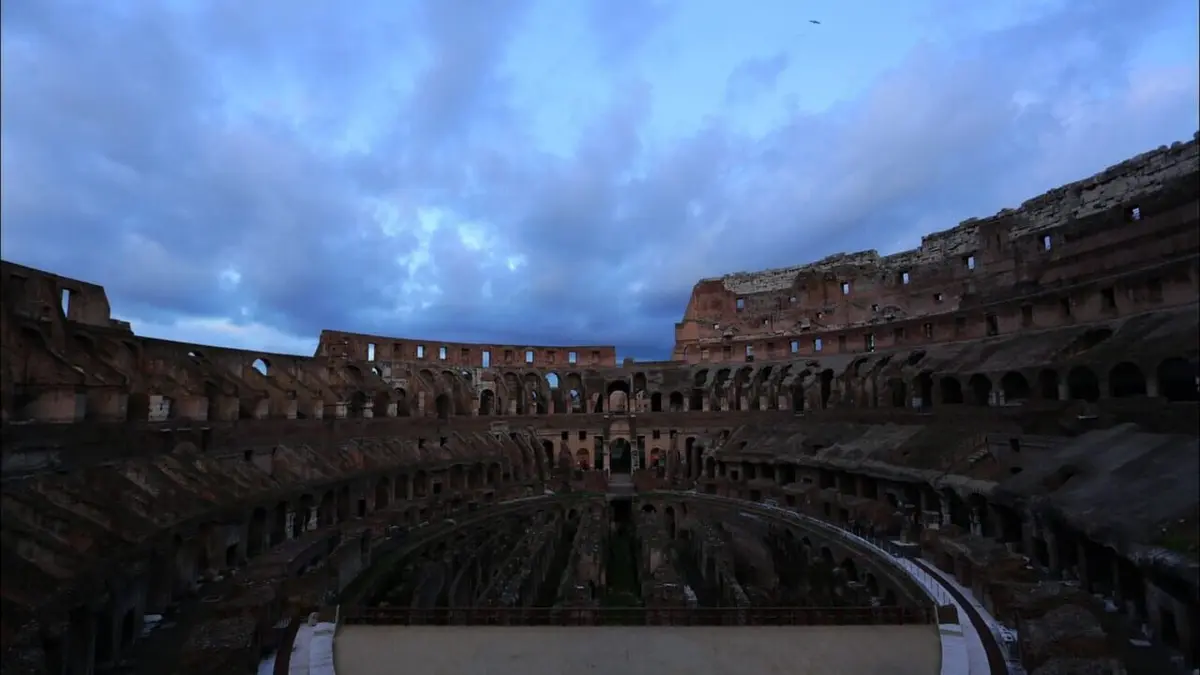 Splendeurs de la Rome ancienne Le Colisée, la tribune de l'Empereur