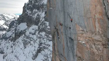 Deep Blue Sea : route d'escalade sur l'Eigerordwand