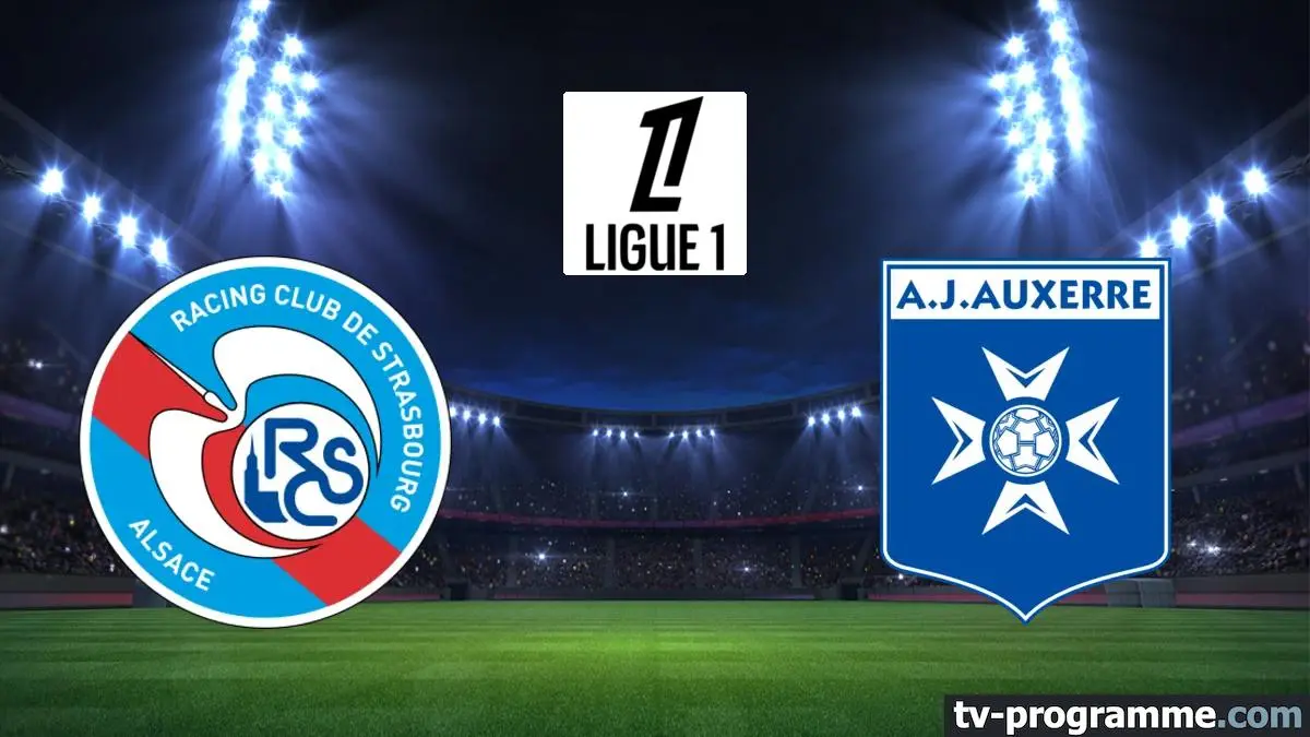 Strasbourg / Auxerre Football Ligue 1 McDonald's 2025-2026