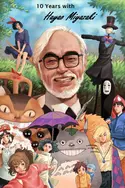 Affiche 10 ans avec Hayao Miyazaki