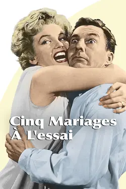 Affiche Cinq mariages à l'essai