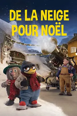 Affiche De la neige pour Noël