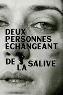 Affiche Deux personnes échangeant de la salive