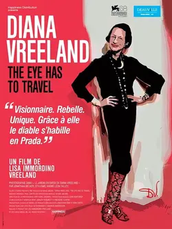 Affiche Diana Vreeland : l'oeil doit vagabonder