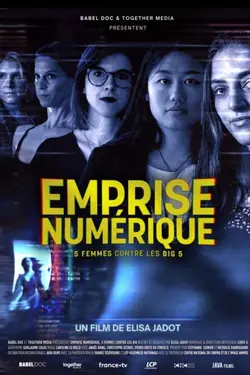 Affiche Emprise numérique, 5 femmes contre les Big 5