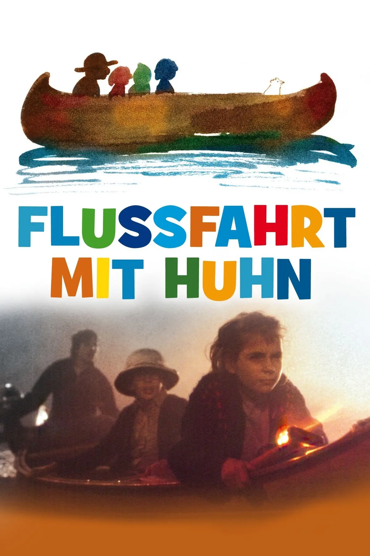 Flussfahrt mit Huhn