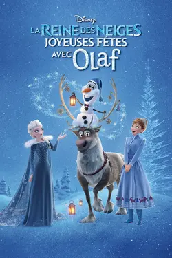 Affiche Joyeuses fêtes avec Olaf