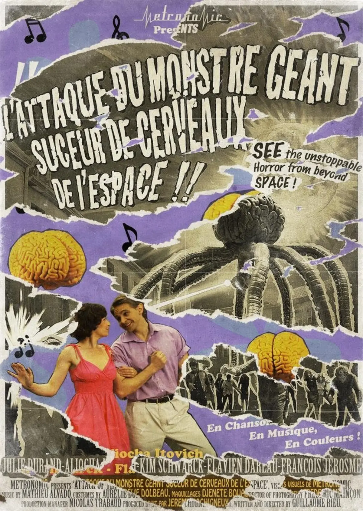 L'attaque du monstre géant suceur de cerveaux de l'espace