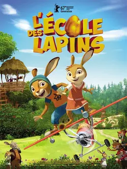 Affiche L'école des lapins