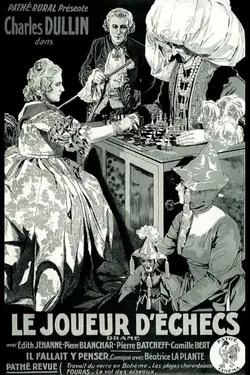 Affiche Le joueur d'échecs