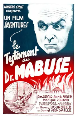 Affiche Le testament du docteur Mabuse