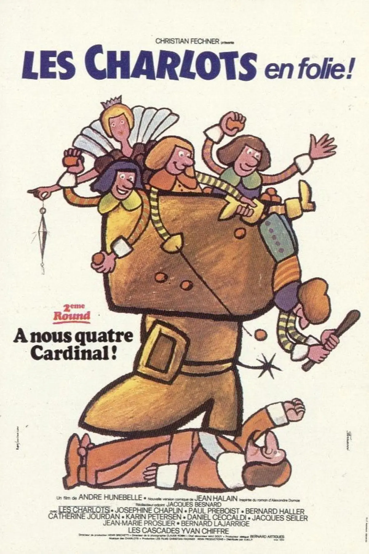 Les Charlots en folie - À nous quatre Cardinal !