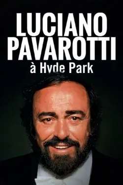 Affiche Luciano Pavarotti à Hyde Park