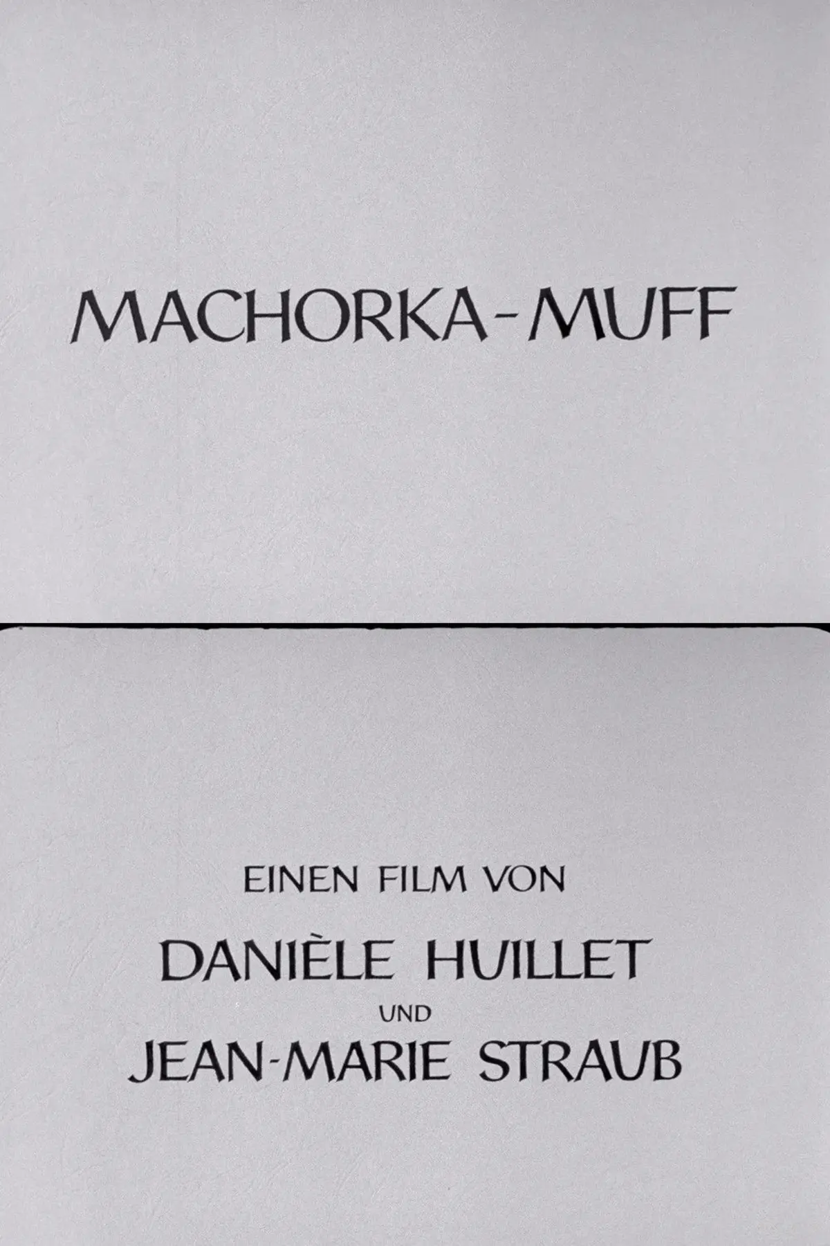 Machorka-Muff