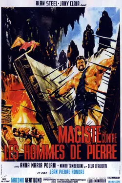 Affiche Maciste contre les hommes de pierre