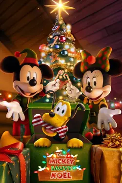 Affiche Mickey sauve Noël