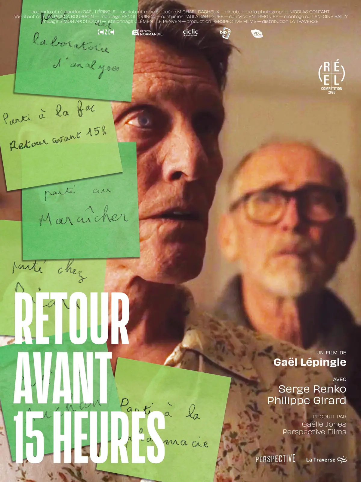 Retour avant 15 heures