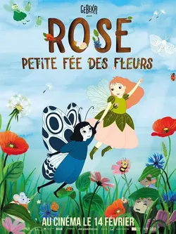 Affiche Rose, petite fée des fleurs