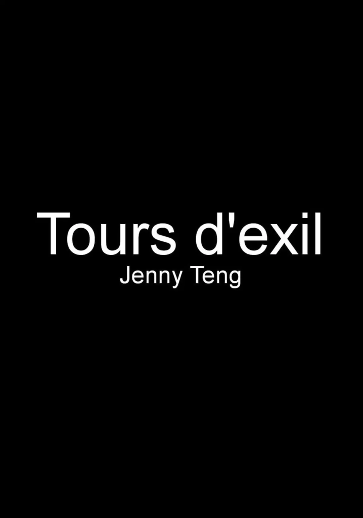 Tours d'exil
