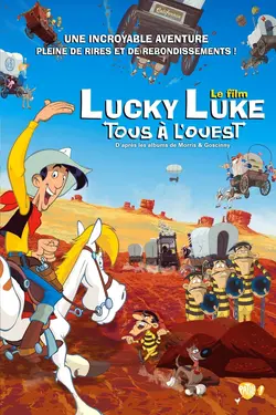 Affiche Tous à l'ouest, une aventure de Lucky Luke