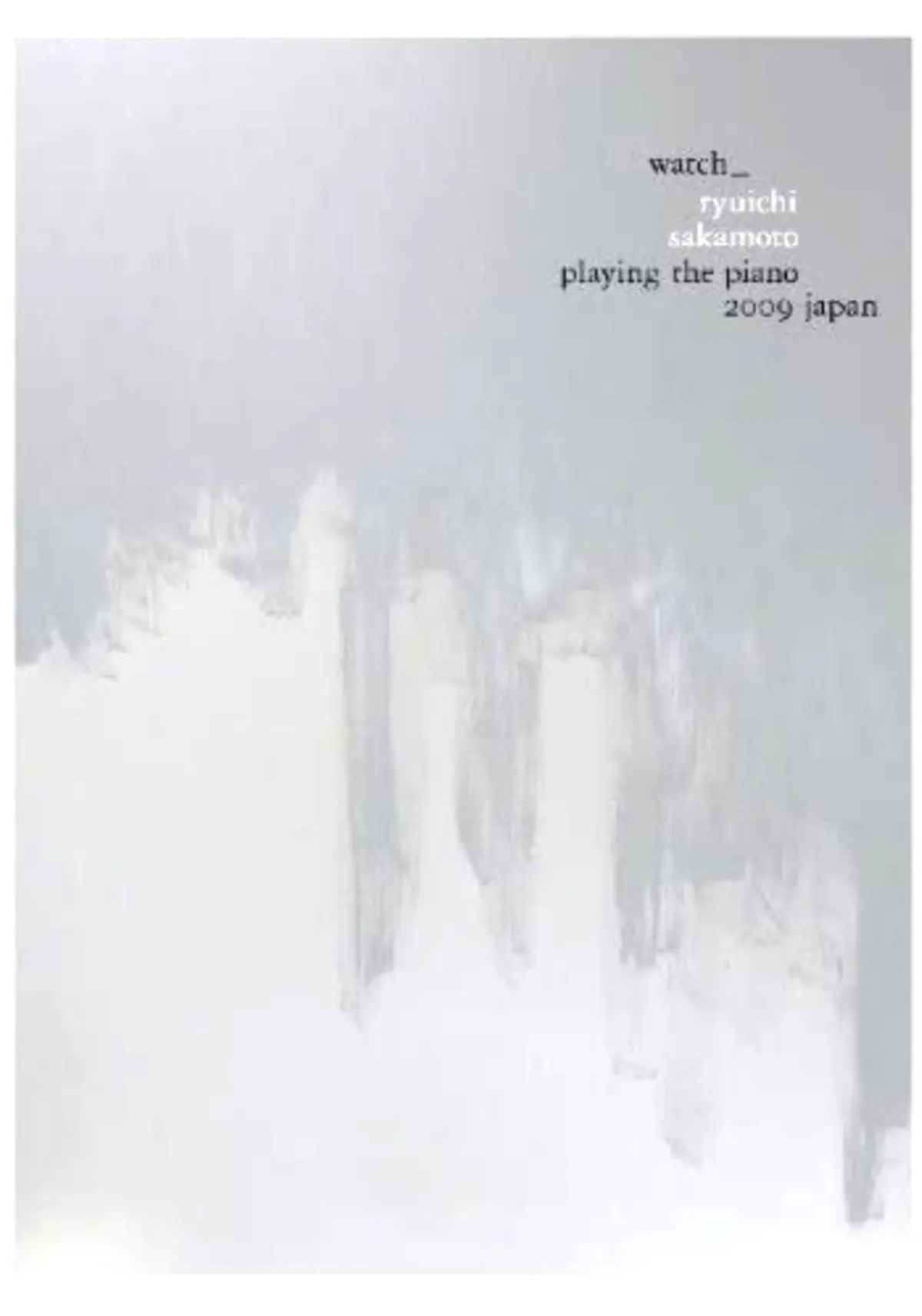 Watch: Ryuichi Sakamoto Playing the Piano 2009 Japan