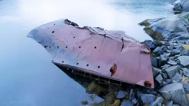Le bateau allemand perdu