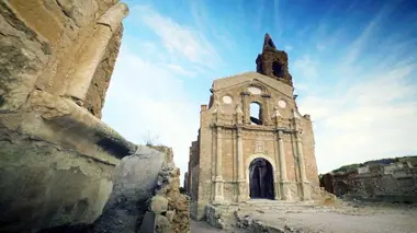 Le village fantôme en Espagne