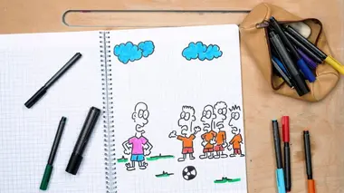 La roue des sports : l'histoire du football