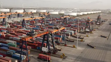 Le port de Rotterdam