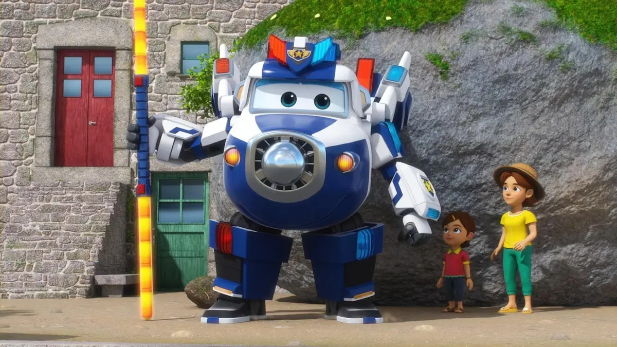 Super Wings, paré au décollage ! S07E39 Le rocher sur le toit