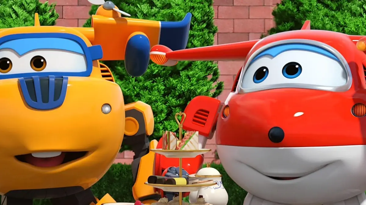 Super Wings, paré au décollage ! S07E03 Trois chiots à l'école