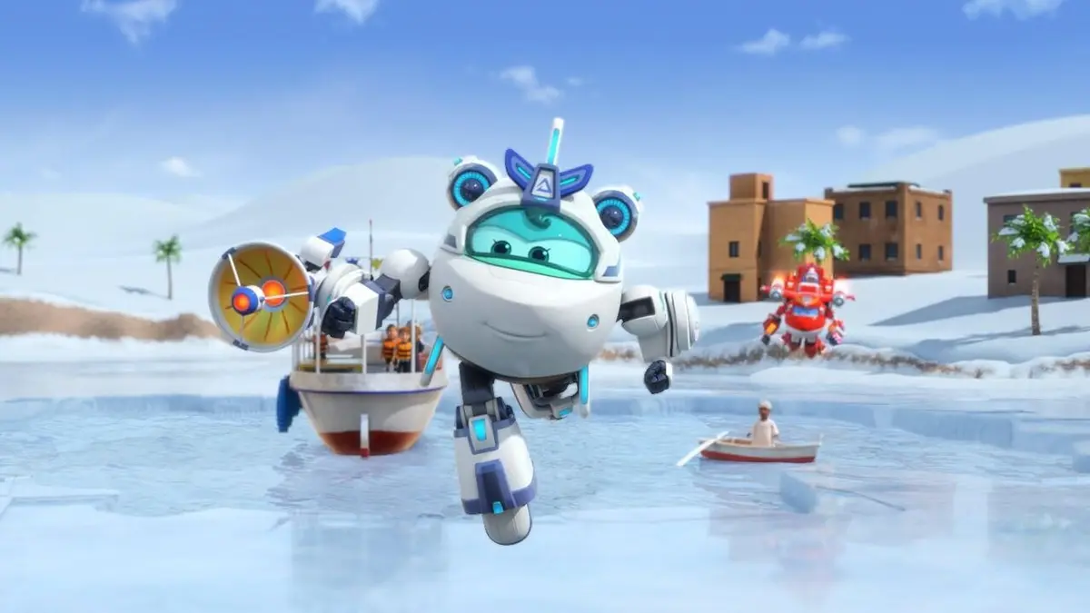 Super Wings, paré au décollage ! S07E09 Le Sahara sous la neige