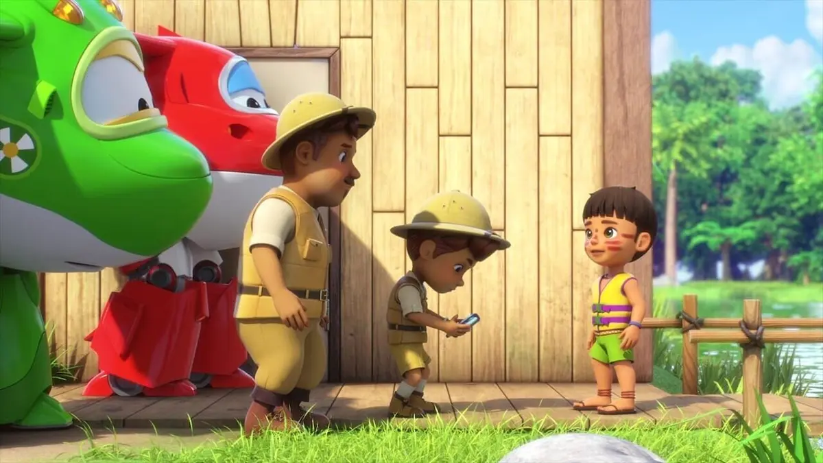 Super Wings, paré au décollage ! S04E33 Les aventuriers de l'Amazone
